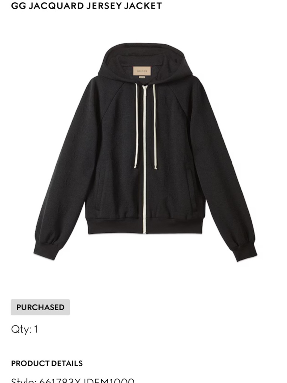 GUCCI Unisex Hoodie